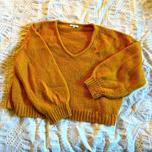 MADEWELL oversized cropped sweater